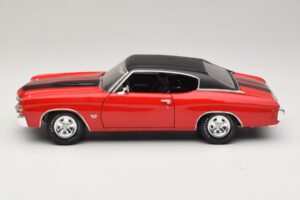 Chevrolet Chevelle SS454 Roșu Maisto 1:18 31890-P1 Metal - imaginea 4 din 8