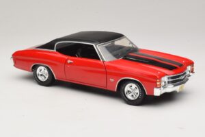 Chevrolet Chevelle SS454 Roșu Maisto 1:18 31890-P1 Metal - imaginea 6 din 8