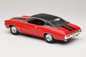 Chevrolet Chevelle SS454 Roșu Maisto 1:18 31890-P1 Metal - imaginea 7 din 8