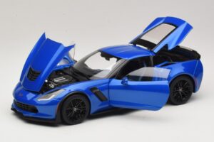 Chevrolet Corvette C7 Z06 Laguna Blue Tintcoat AUTOart 1:18 71265 Compozit - imaginea 2 din 8