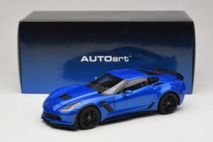 Chevrolet Corvette C7 Z06 Laguna Blue Tintcoat AUTOart 1:18 71265 Compozit - imaginea 8 din 8