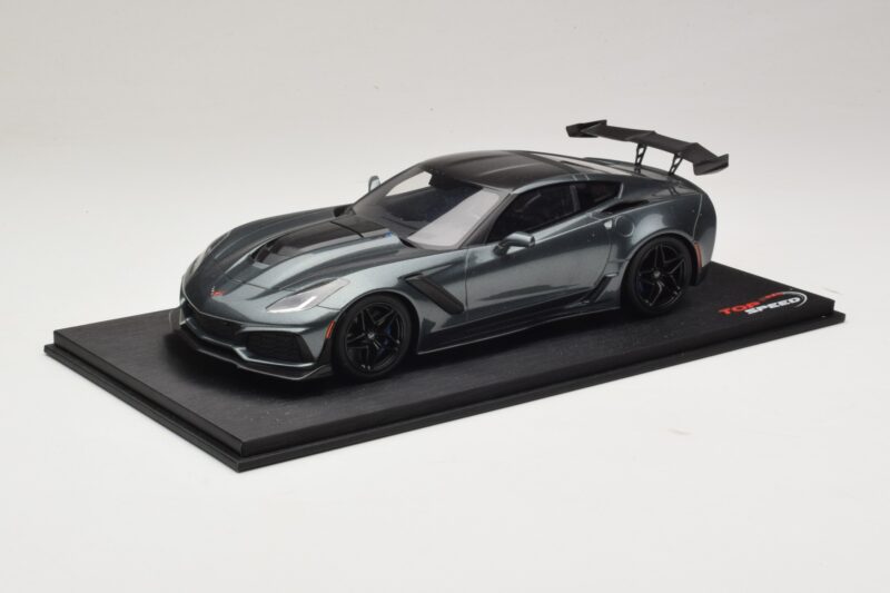 Chevrolet Corvette C7 ZR-1 Shadow Grey Metallic TopSpeed 1:18 TS0148 Rășină