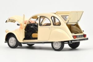 Citroen 2CV Wedding Gift Bej Norev 1:18 181475 Metal - imaginea 3 din 3