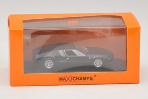 De Tomaso Mangusta Negru Maxichamps 1:43 940127121 Metal - imaginea 5 din 5