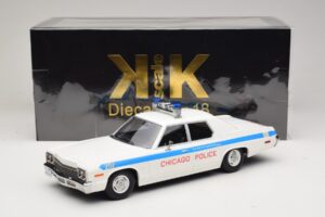 Dodge Monaco Chicago Poliția KK-Scale 1:18 KKDC181151 Metal - imaginea 6 din 6