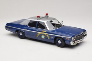 Dodge Monaco Nevada Highway Patrol Albastru & Argintiu KK-Scale 1:18 KKDC181155 Metal - imaginea 4 din 6