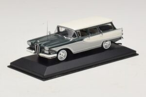 Edsel Bermuda Break Verde Închis Alb Minichamps 1:43 400082013 Metal - imaginea 2 din 5