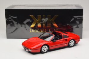 Ferrari 328 GTS Roșu Cu Interior Negru KK-Scale 1:18 KKDC180551 Metal - imaginea 7 din 7