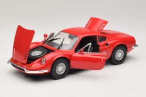 Ferrari Dino 246 Roșu Majorette 1:18 5271 Metal - imaginea 2 din 8