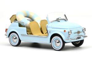 Fiat 500 Jolly Albastru Norev 1:18 187793 Metal
