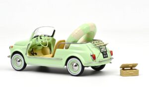 Fiat 500 Jolly Verde Norev 1:18 187794 Metal - imaginea 2 din 5