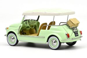 Fiat 500 Jolly Verde Norev 1:18 187794 Metal - imaginea 3 din 5