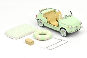 Fiat 500 Jolly Verde Norev 1:18 187794 Metal - imaginea 5 din 5