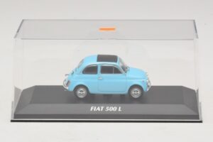 Fiat 500 L Albastru Maxichamps 1:43 940121601 Metal - imaginea 4 din 5