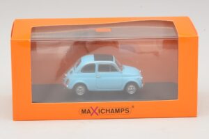 Fiat 500 L Albastru Maxichamps 1:43 940121601 Metal - imaginea 5 din 5