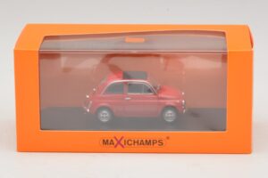 Fiat 500 L Roșu Maxichamps 1:43 940121600 Metal - imaginea 5 din 5