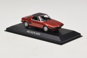 Fiat X1/9 Roșu Maxichamps 1:43 940121662 Metal - imaginea 3 din 5