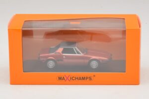 Fiat X1/9 Roșu Maxichamps 1:43 940121662 Metal - imaginea 5 din 5