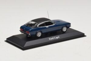 Ford Capri II Albastru Închis Maxichamps 1:43 940081201 Metal - imaginea 2 din 5