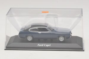 Ford Capri II Albastru Închis Maxichamps 1:43 940081201 Metal - imaginea 4 din 5