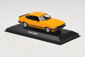 Ford Capri III Portocaliu Maxichamps 1:43 940082221 Metal - imaginea 3 din 5
