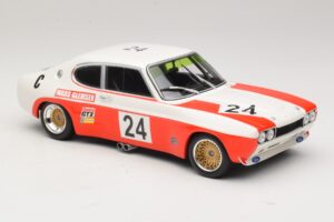 Ford Capri RS 2600 #24 D. Glemser / J. Mass 9 Hours of Kyalami Class Winner 1971 Minichamps 1:18 155718509 Metal - imaginea 4 din 6