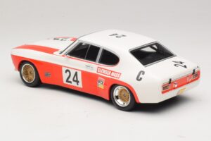 Ford Capri RS 2600 #24 D. Glemser / J. Mass 9 Hours of Kyalami Class Winner 1971 Minichamps 1:18 155718509 Metal - imaginea 5 din 6