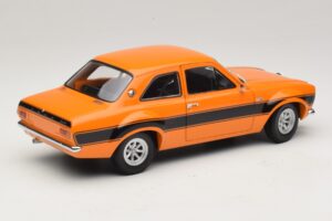 Ford Escort Mk1 RS1600 AVO Portocaliu Cu Dungi Negre Minichamps 1:18 100688104 Metal - imaginea 3 din 8