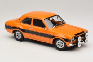 Ford Escort Mk1 RS1600 AVO Portocaliu Cu Dungi Negre Minichamps 1:18 100688104 Metal - imaginea 6 din 8