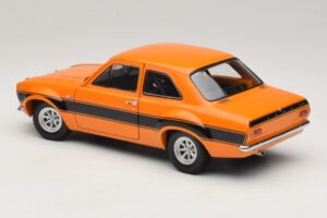 Ford Escort Mk1 RS1600 AVO Portocaliu Cu Dungi Negre Minichamps 1:18 100688104 Metal - imaginea 7 din 8