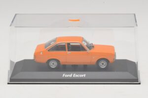 Ford Escort Mk2 Portocaliu Maxichamps 1:43 940084101 Metal - imaginea 4 din 5