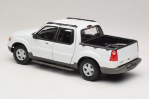Ford Explorer Sport Trac Alb Maisto 1:18 36891 Metal - imaginea 7 din 8