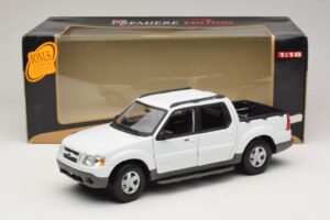 Ford Explorer Sport Trac Alb Maisto 1:18 36891 Metal - imaginea 8 din 8