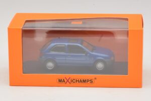 Ford Fiesta Mk4 Albastru Metalizat Maxichamps 1:43 940085061 Metal - imaginea 5 din 5