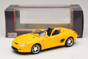 Ford Mustang Mach III Cabriolet Galben Maisto 1:18 32815 Metal - imaginea 8 din 8