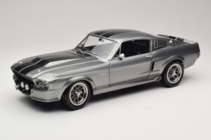 Ford Mustang Shelby GT500 Eleanor Gri Metalizat & Negru KK-Scale 1:12 KKDC120171 Metal