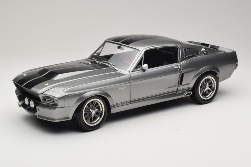 Ford Mustang Shelby GT500 Eleanor Gri Metalizat & Negru KK-Scale 1:12 KKDC120171 Metal