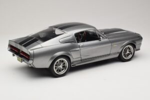 Ford Mustang Shelby GT500 Eleanor Gri Metalizat & Negru KK-Scale 1:12 KKDC120171 Metal - imaginea 3 din 8