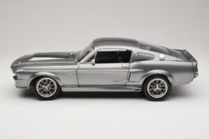 Ford Mustang Shelby GT500 Eleanor Gri Metalizat & Negru KK-Scale 1:12 KKDC120171 Metal - imaginea 4 din 8