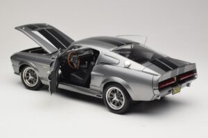 Ford Mustang Shelby GT500 Eleanor Gri Metalizat & Negru KK-Scale 1:12 KKDC120171 Metal - imaginea 5 din 8