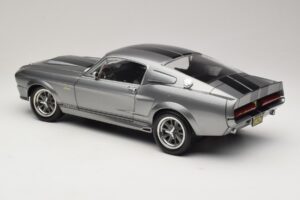 Ford Mustang Shelby GT500 Eleanor Gri Metalizat & Negru KK-Scale 1:12 KKDC120171 Metal - imaginea 7 din 8