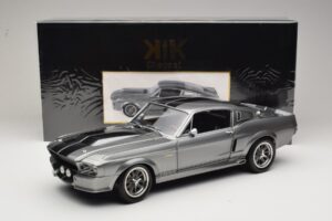 Ford Mustang Shelby GT500 Eleanor Gri Metalizat & Negru KK-Scale 1:12 KKDC120171 Metal - imaginea 8 din 8