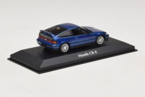 Honda CR-X Blue Metallic Maxichamps 1:43 940161520 Metal - imaginea 2 din 5