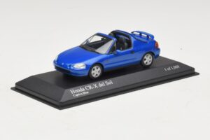 Honda CR-X del Sol EG2 Albastru Metalizat Minichamps 1:43 400161931 Metal - imaginea 2 din 5
