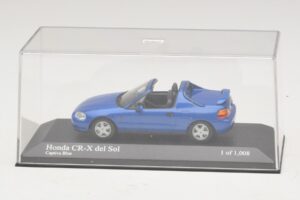 Honda CR-X del Sol EG2 Albastru Metalizat Minichamps 1:43 400161931 Metal - imaginea 4 din 5