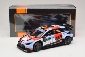 Hyundai i20 N Rally1 #11 T. Neuville / M. Wydaeghe Rally Monte Carlo 2026 IXO 1:18 18RMC270B Metal - imaginea 6 din 6