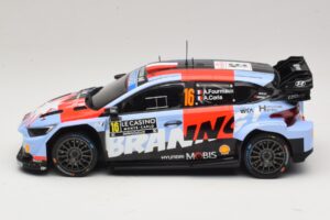 Hyundai i20 N Rally1 #16 A. Fourmaux / A. Coria Rally Monte Carlo 2026 IXO 1:18 18RMC270A Metal - imaginea 3 din 6