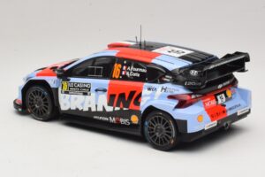 Hyundai i20 N Rally1 #16 A. Fourmaux / A. Coria Rally Monte Carlo 2026 IXO 1:18 18RMC270A Metal - imaginea 5 din 6
