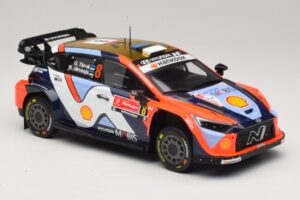 Hyundai i20 N Rally1 #8 O. Tanak / M. Jarveoja Rally Portugal 2025 IXO 1:18 18RMC251A Metal - imaginea 4 din 6