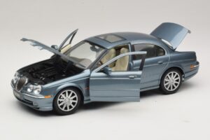 Jaguar S-Type X200 Albastru Maisto 1:18 31865 Metal - imaginea 2 din 8